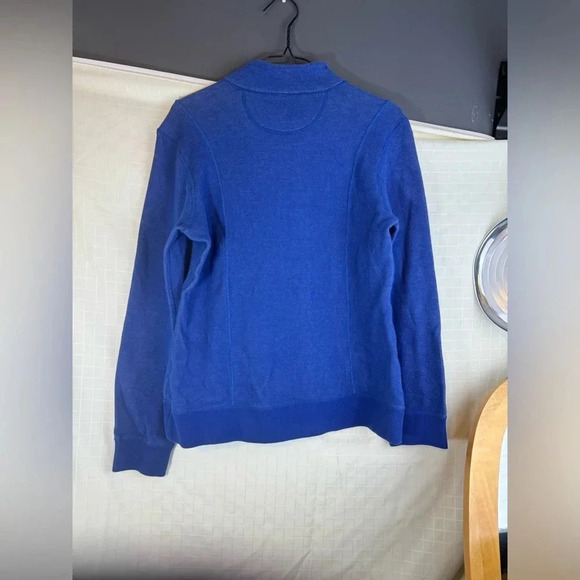 Women's reversible, Blue ORVIS COTTON Blend Zip Front Casual Jacket Sz Medium - Picture 3 of 4